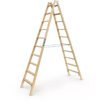 Fa állólétra 2x10 Crestastep B
