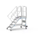 Gurulós dobogós lépcső ZARGES ERGO Stop-pal 4080_45°_1000