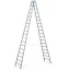 Állólétra 5,14m 2x18 CONI B