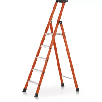 Alu/Gfk Állólétra 1,90m 1x5 EFAmix S