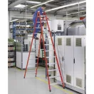 Alu/Gfk Állólétra 2,46m 2x8 EFAmix B