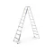 Állólétra 2x10 elox Saferstep B