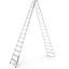 Állólétra 2x16 elox Saferstep B