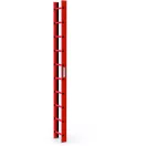 Tetőlétra 2,80m 1x10 fok téglavörös
