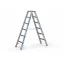 Állólétra 2x6 elox R13Step B