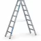 Állólétra 2x7 elox R13Step B
