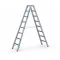 Állólétra 2x8 elox R13Step B