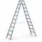 Állólétra 2x10 elox R13Step B