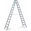Állólétra 2x12 elox R13Step B