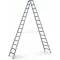 Állólétra 2x14 elox R13Step B