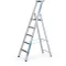 Állólétra 1x5 elox R13StepS