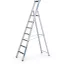 Állólétra 1x7 elox R13StepS