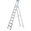Állólétra 1x8 elox R13StepS