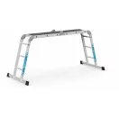 Sokcélú létra 4,19m 2x3+2x4 Multitec M lehajtható fa dobogóval