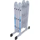 Sokcélú létra 4,19m 2x3+2x4 Multitec M lehajtható fa dobogóval