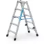 Lépcsős létra 1,15m 2x5 Nova B