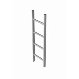 Aknalétra horganyzott acél 4 fokos 1,12méter (300mm)