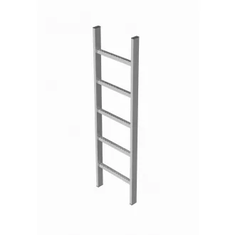 Aknalétra horganyzott acél 5 fokos 1,4méter (300mm)