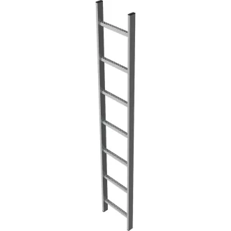 Aknalétra horganyzott acél 8 fokos 2,24méter (300mm)