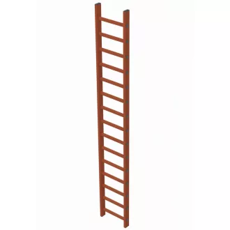 Aknalétra GFK 15 fokos 4,2méter (400mm)